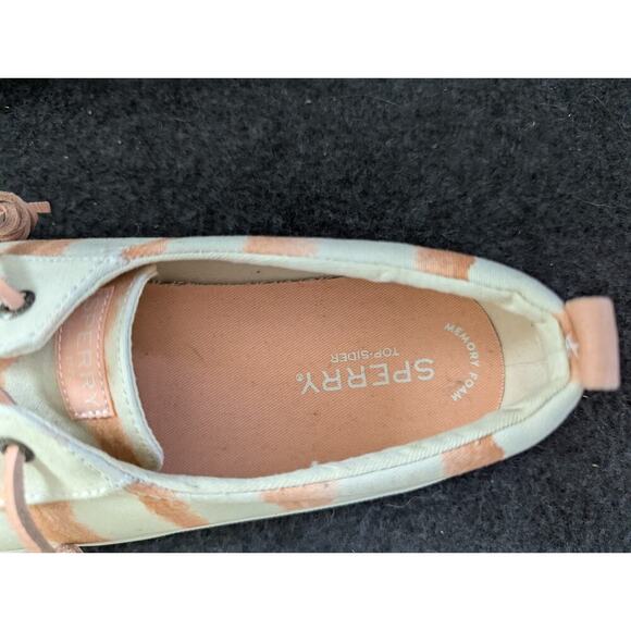 Sperry Women's Crest Vibe Rose Tie Dye Sneakers STS87192 SZ 11 - Picture 2 of 8